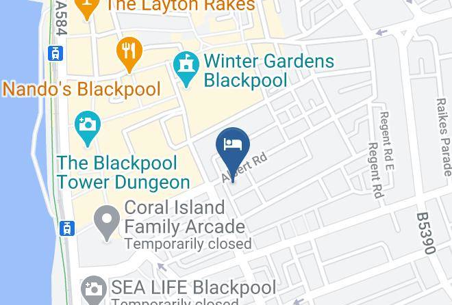 Blackpool - The Ruskin Hotel Maps