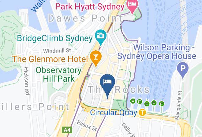 Sydney - The Russell Boutique Hotel Maps