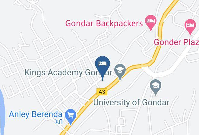 Gonder - The Ruth Hotel Maps