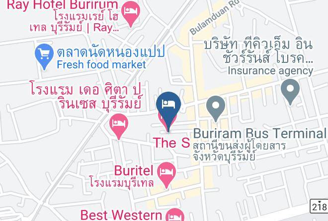 Amphoe Mueang Buri Ram - The S Design Hotel Buriram Maps