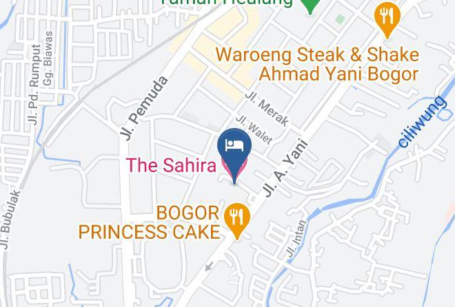 Kota Bogor - The Sahira Hotel Maps