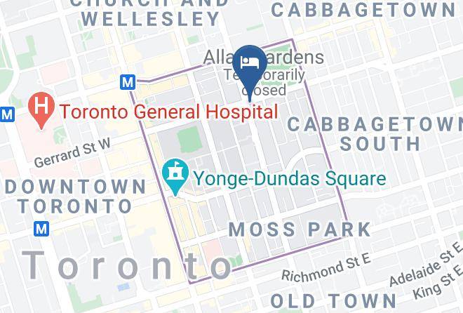 Toronto - Econo Lodge Inn & Suites Downtown Toronto Maps