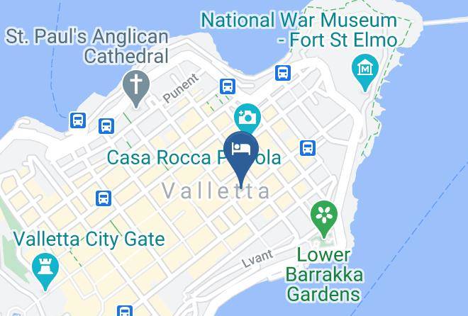 Valletta - Ax The Saint John Boutique Hotel Maps