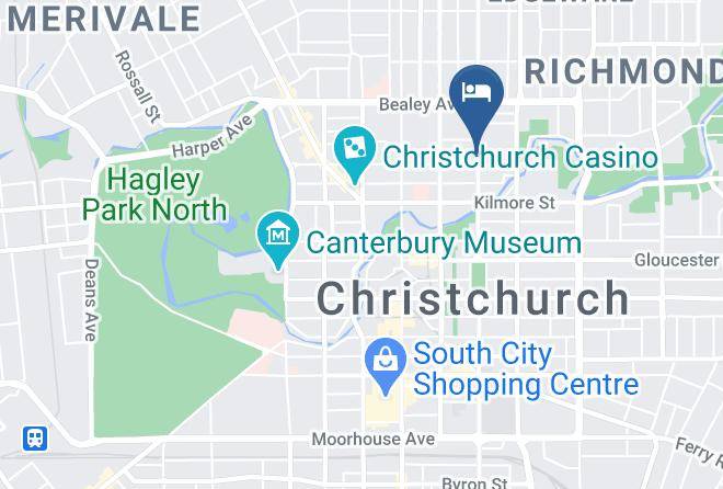 Christchurch - The Salisbury Hotel Maps