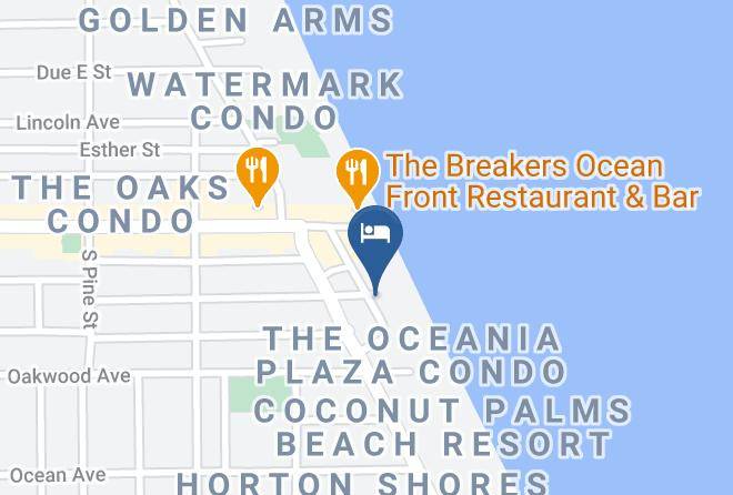 Volusia - The Salty Mermaid Oceanfront Hotel Maps