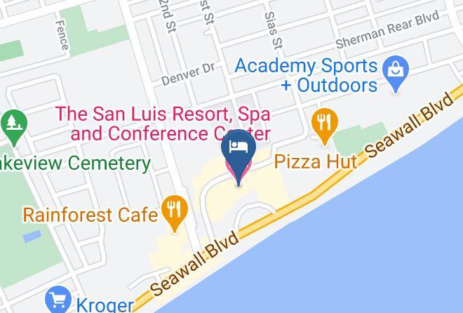 Galveston - The San Luis Resort Spa And Conference Center Maps