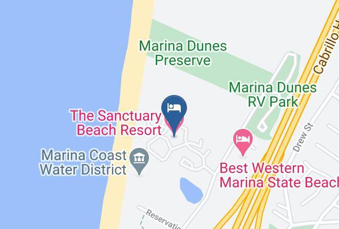 Monterey - The Sanctuary Beach Resort Maps