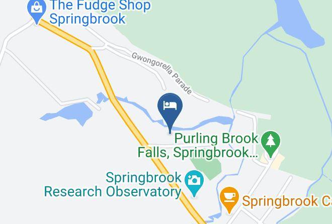 Gold Coast - The Sanctuary Springbrook Maps