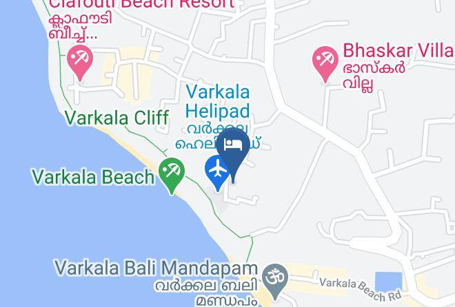 Chirayinkeezhu - The Sanctum Spring Beach Resort Maps