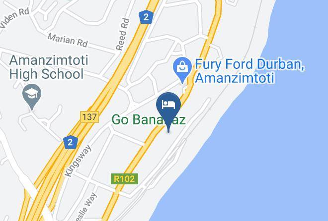 Ethekwini - The Sandcastle B & B Maps
