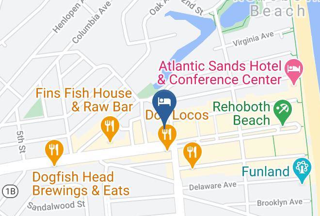 Sussex - The Sandcastle Motel Maps