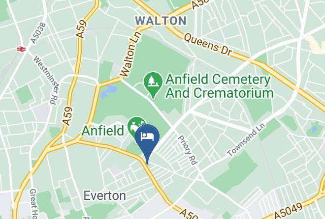 Liverpool - The Sandon Hotel Pub And Function Suites Maps