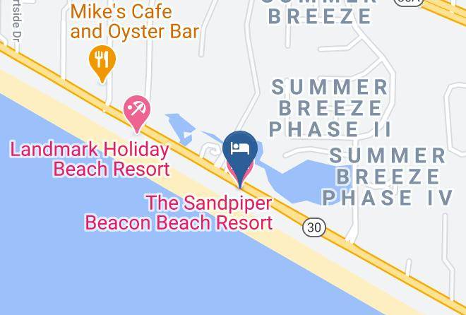 Bay - The Sandpiper Beacon Beach Resort Maps