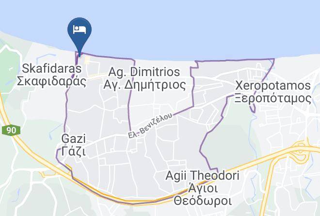 Iraklion - The Santo George Beach Resort Maps