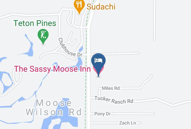 Teton - The Sassy Moose Inn Maps