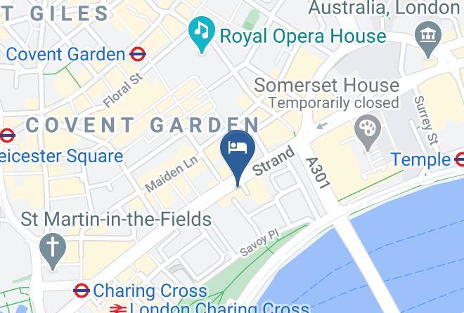 London - The Savoy Hotel Maps
