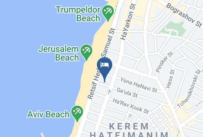 The Savoy Hotel Sea Side Tel Aviv Map