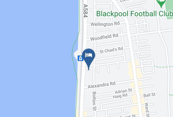 Blackpool - The Sea Princes Hotel Blackpool Maps