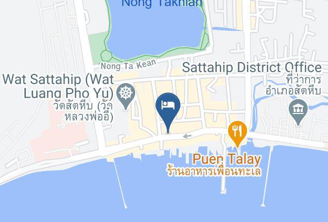 Amphoe Sattahip - The Seaport Hotel By Sattahiptale Maps