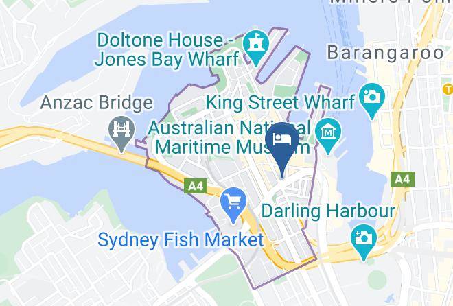 Sydney - The Sebel Darling Harbour The Pinnacle Maps
