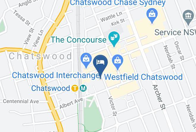 Willoughby - The Sebel Sydney Chatswood Maps