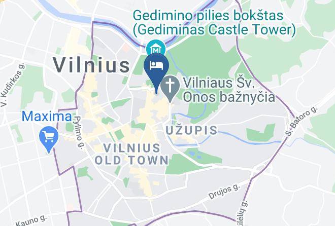 The Secret Garden Boutique B&b Map