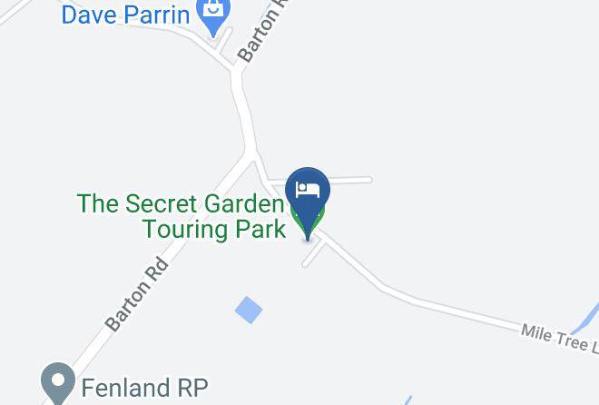 Cambridgeshire - The Secret Garden Touring Park Maps
