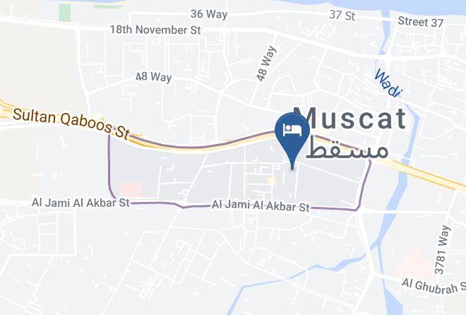 Bawshar - The Secure Inn Hotel Muscat Maps