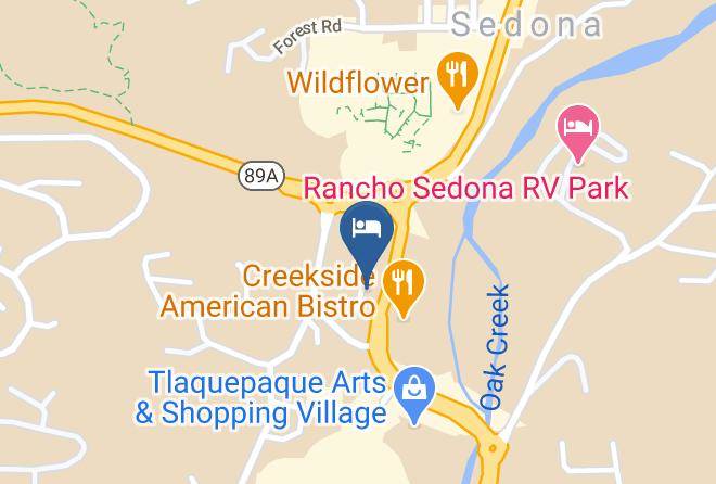 Coconino - The Sedona Hilltop Inn Maps