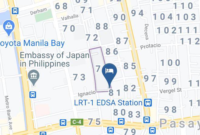 Metro Manila - The Selah Garden Hotel Maps