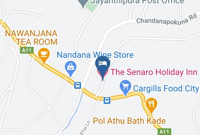 Anuradhapura - The Senaro Holiday Inn Maps