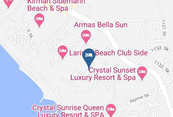Manavgat - The Sense De Luxe Hotel Maps