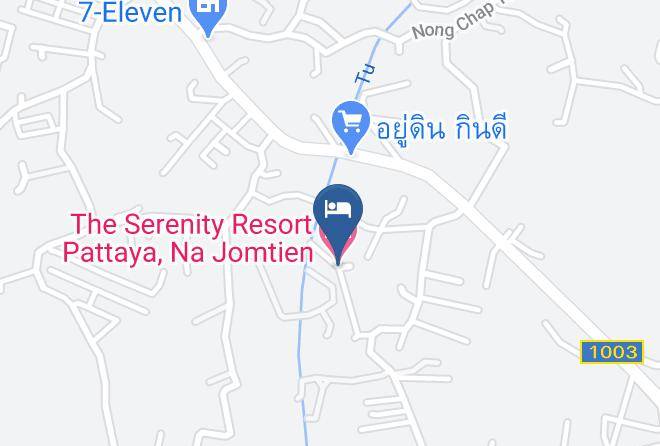 The Serenity Resort Pattaya Na Jomtien Map
