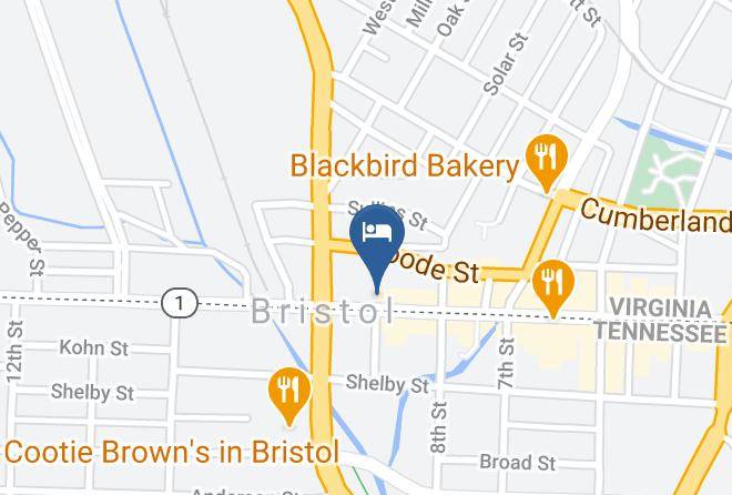 Bristol City - The Sessions Hotel Maps