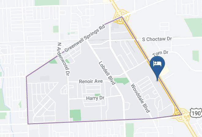 East Baton Rouge Par - The Shades Motel Maps
