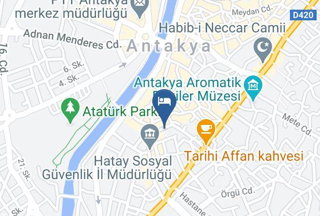 Antakya - Shahut Hotel Maps