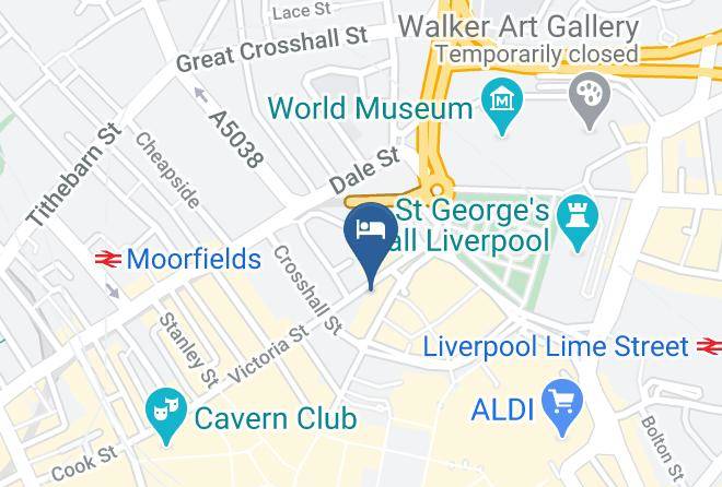 Liverpool - The Dixie Dean Hotel Maps