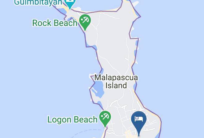 Cebu - The Shark's Tail Dive Resort Maps