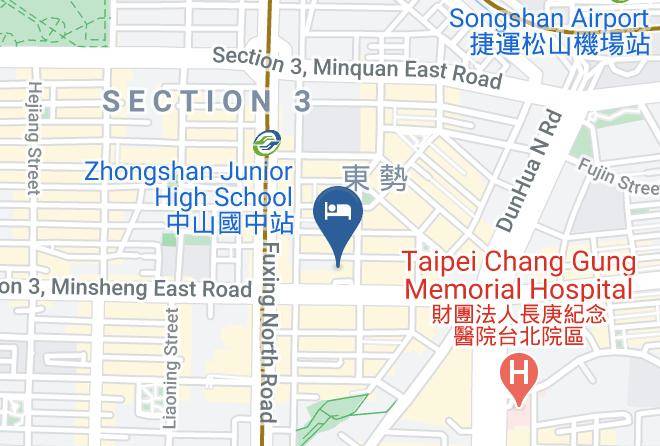 Songshan District - The Sherwood Taipei Maps