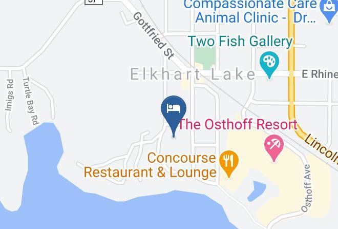 The Shore Club Wisconsin Ascend Hotel Collection Map