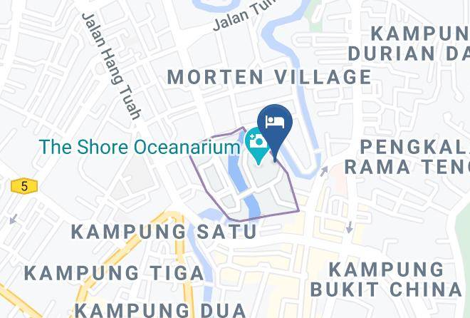 Melaka Tengah - The Shore Hotel & Residences Maps