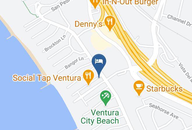 Ventura - The Shores Inn Maps