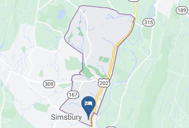 Hartford - The Simsbury Inn Maps