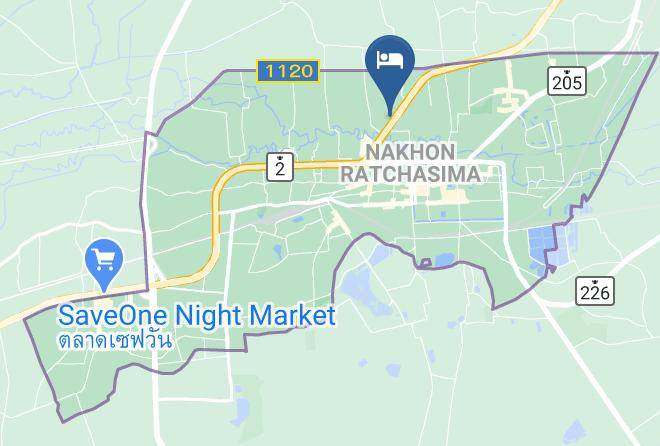 The Singha Hotel Korat Map