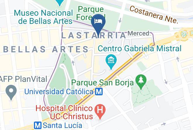 Santiago - The Singular Restaurant Maps