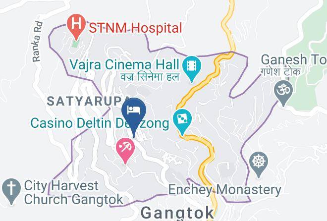Gangtok - The Sinol Retreat Maps