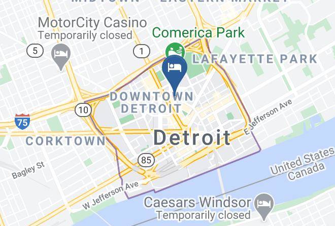 Wayne County Downtown - The Siren Hotel Maps