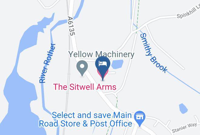 Derbyshire - The Sitwell Arms Hotel Maps