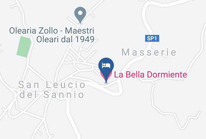 La Bella Dormiente Mapa
 - Campania - Benevento