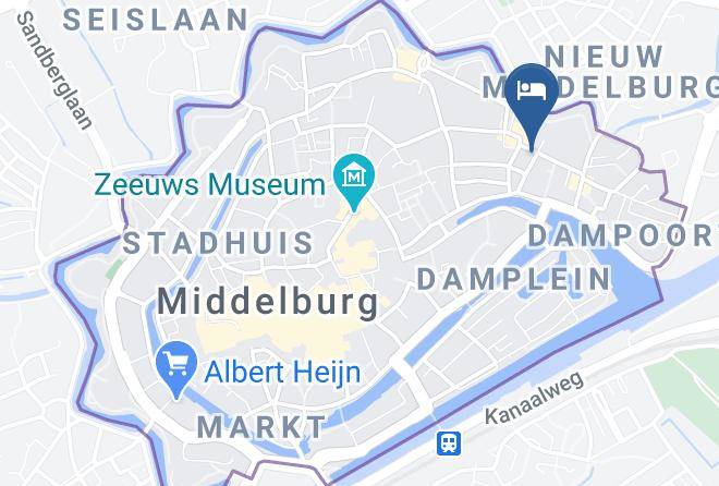 Middelburg - B&b De Slapende Leeuw Maps